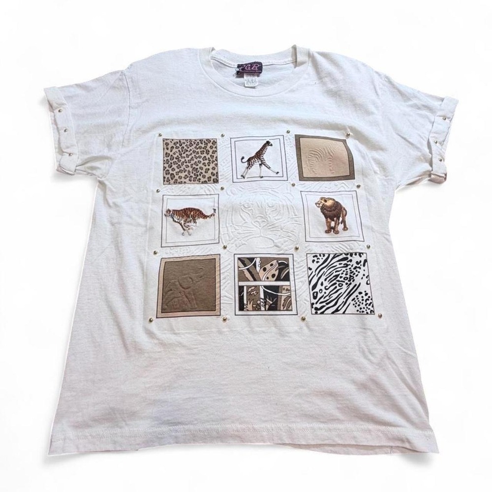 Vintage PGB Animal Print Cute T-Shirt
